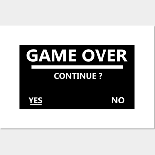 GAME OVER Posters and Art